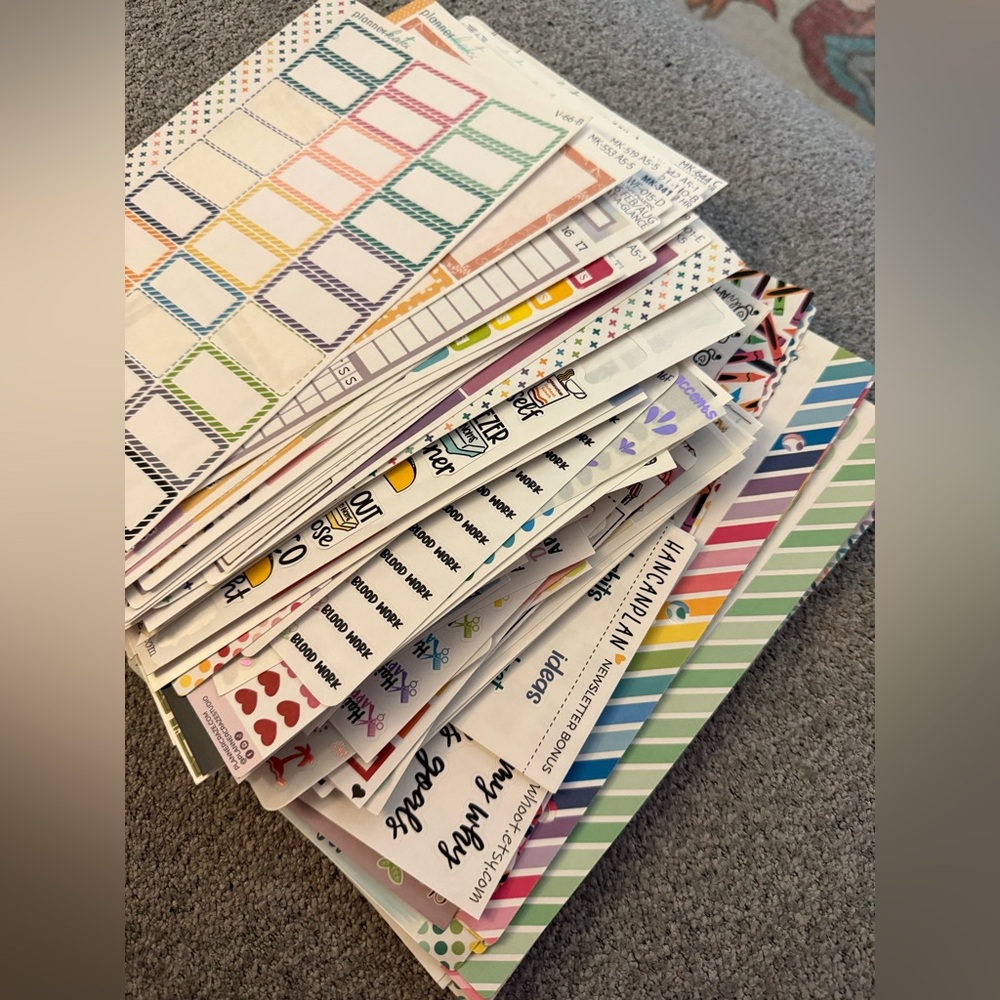Large Planner Sticker Set
